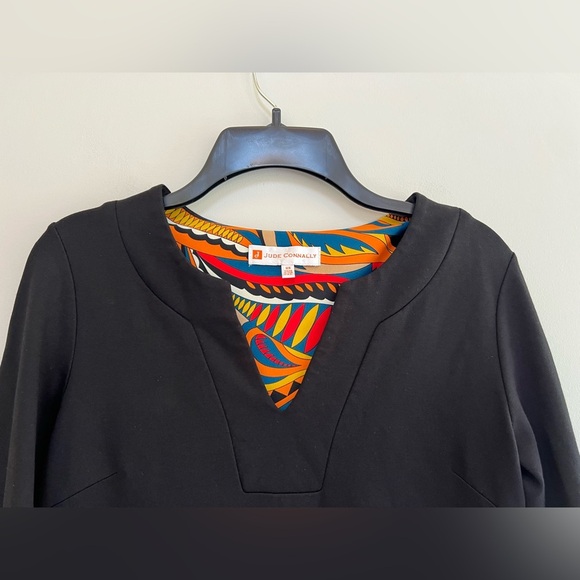 Jude Connally Black Megan Dress in Lightweight Jude Cloth, size XS - Picture 10 of 10